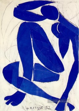 Blauer Akt IV Nu bleu IV Frühling abstrakte fauvism Henri Matisse Ölgemälde